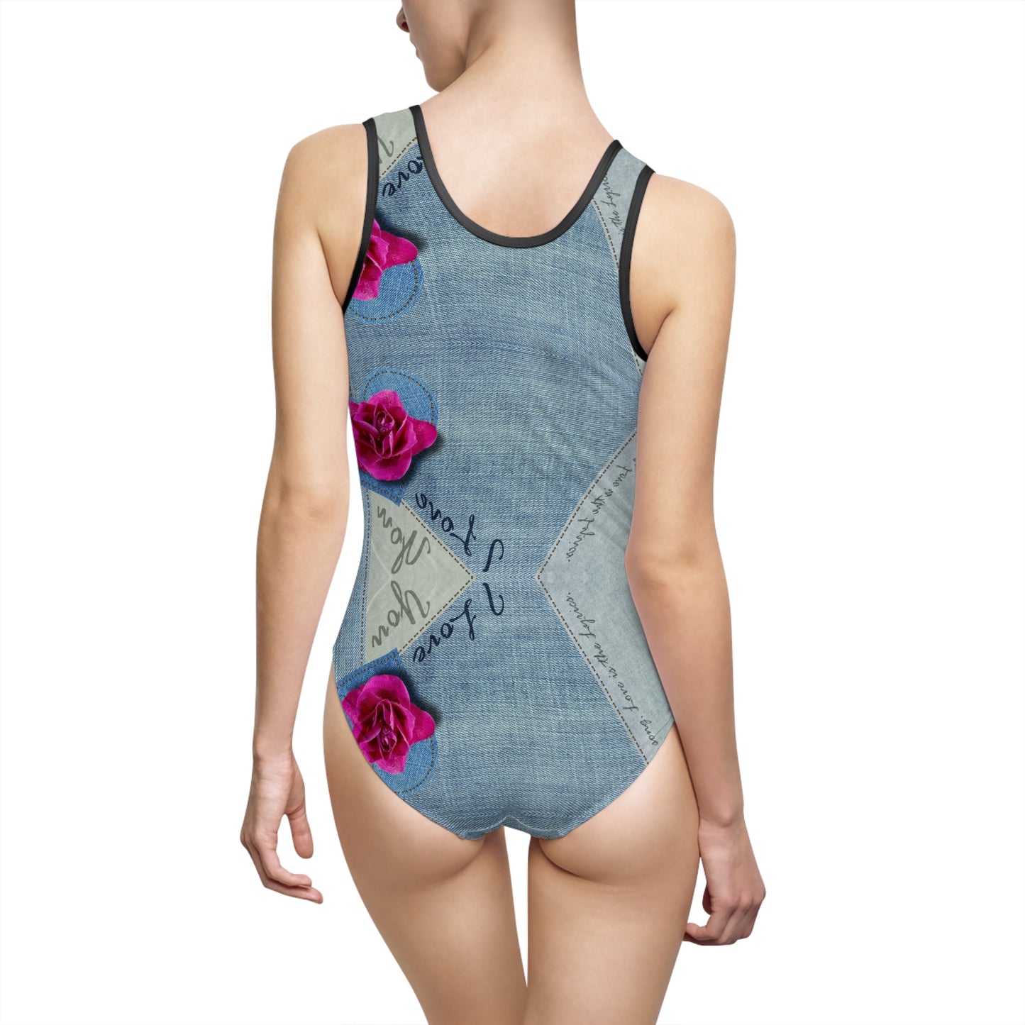 Women's Classic One-Piece Swimsuit (9218712666431)