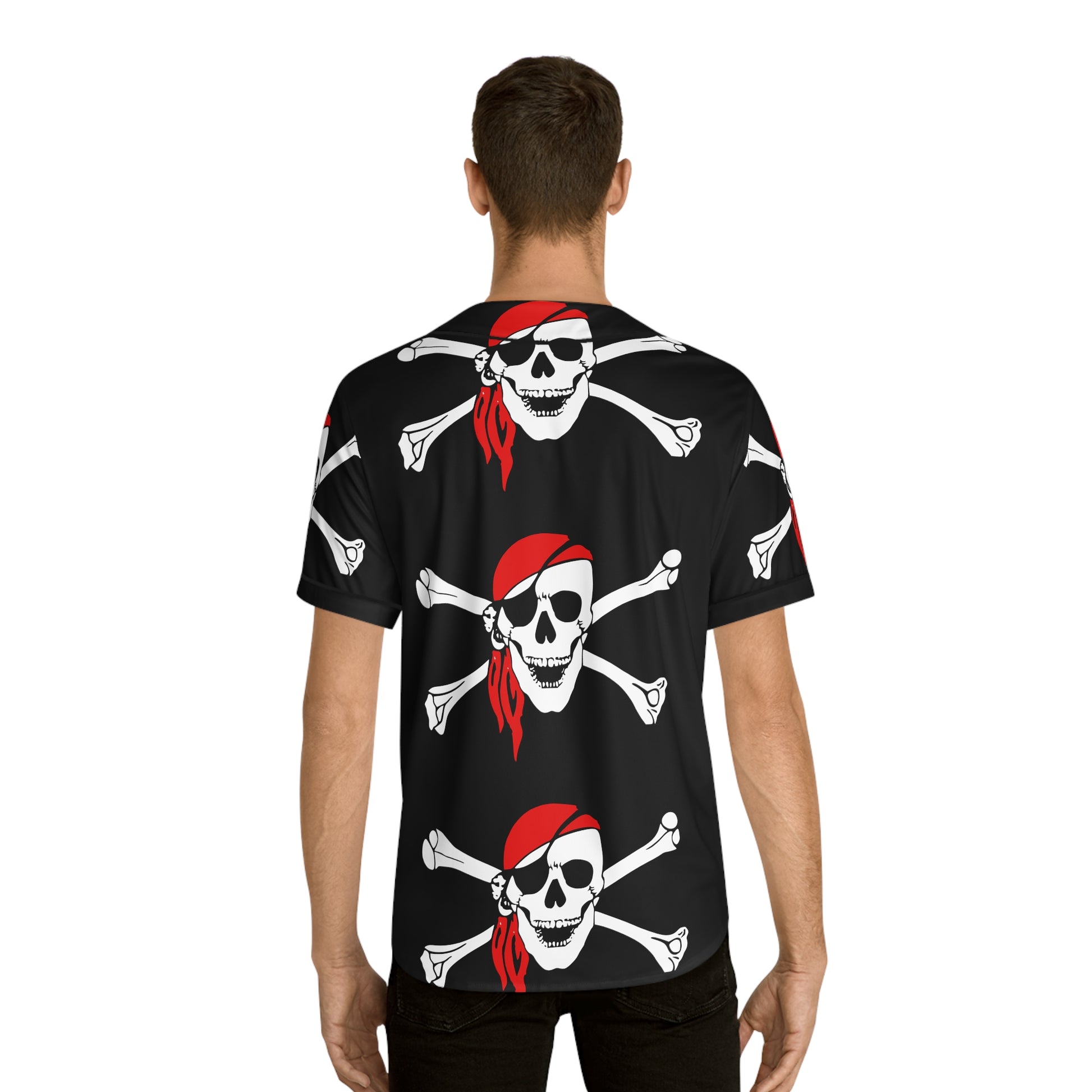 Pirate   Men's Baseball Jersey (AOP) (8540502982975)