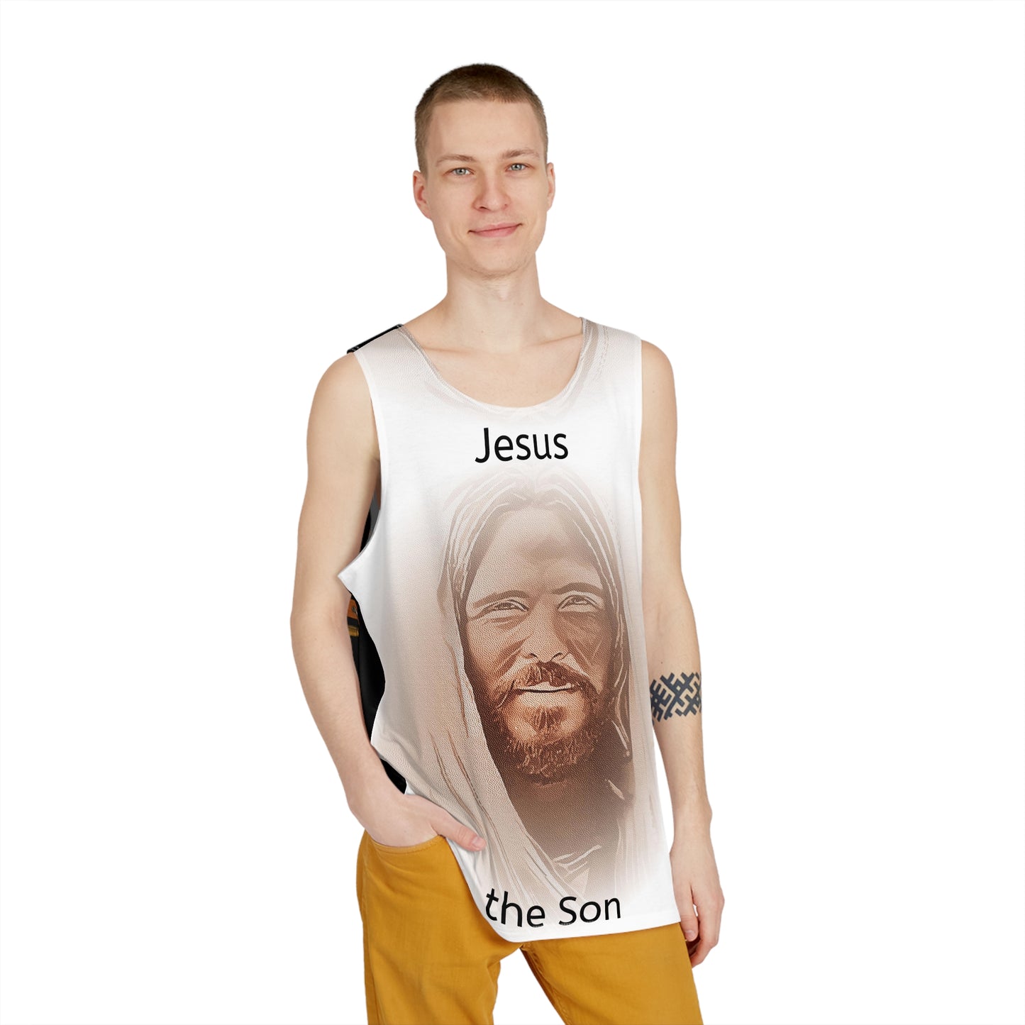 Jesus        Men's All Over Print Tank (8507810742591)