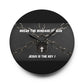 Acrylic Wall Clock (9645645857087)