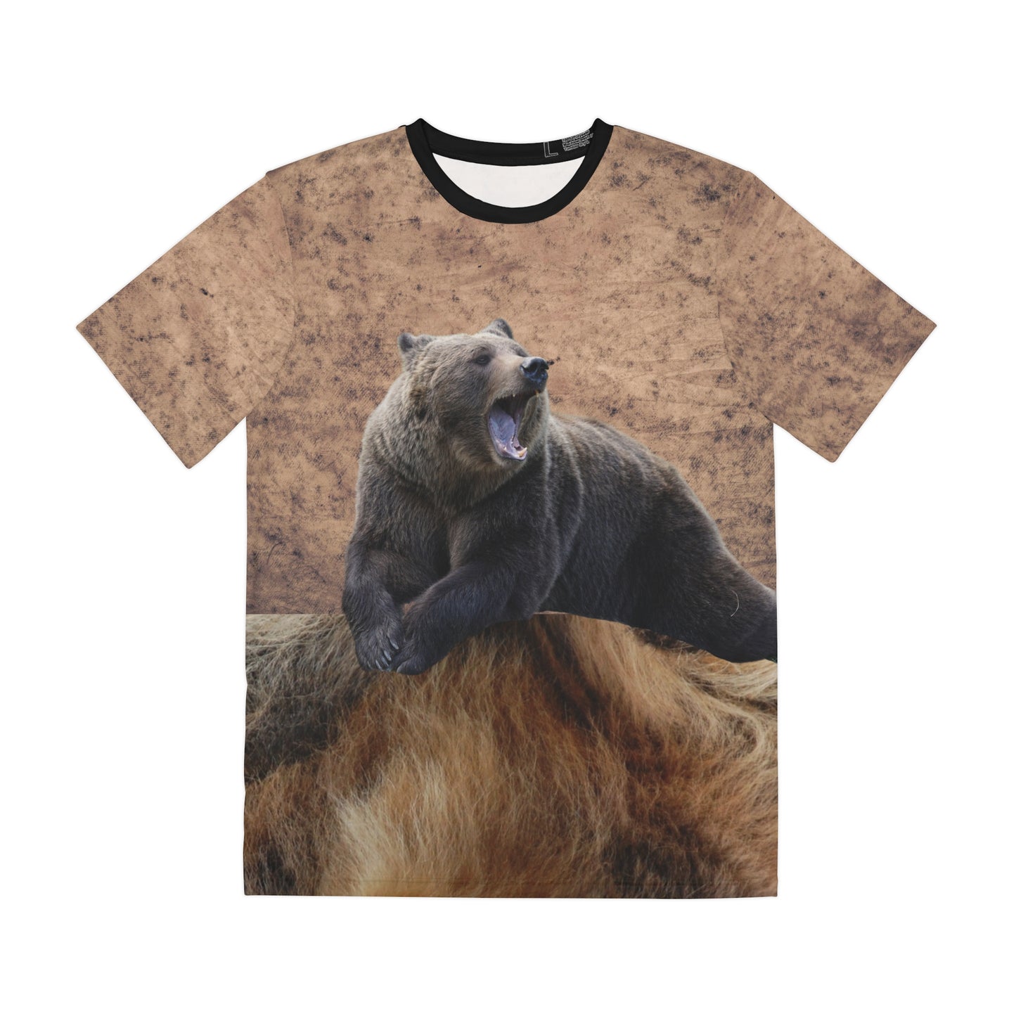 Bear   Men's Polyester Tee (AOP) (8562396627263)