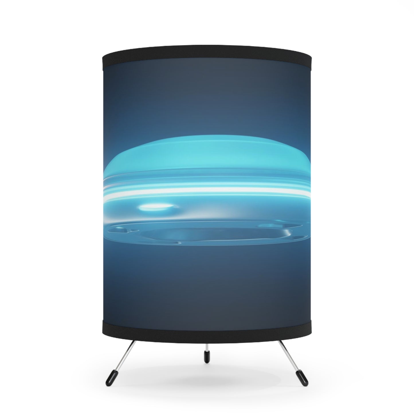 Blue saucer             Tripod Lamp with High-Res Printed Shade, US\CA plug (8541947593023)