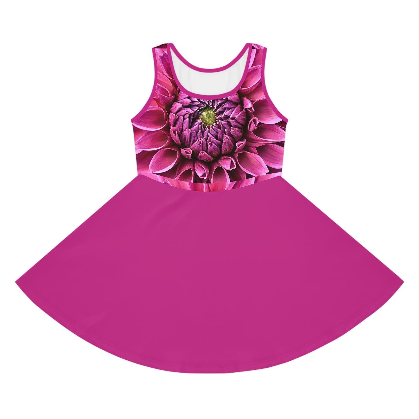 Girls' Sleeveless Sundress (AOP) (9201349263679)