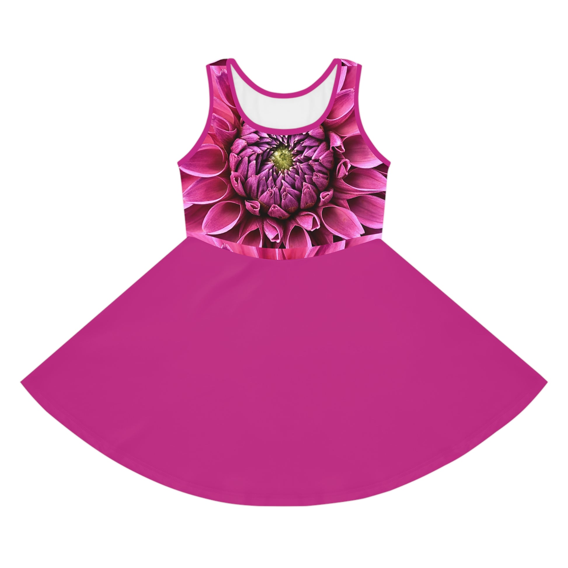 Girls' Sleeveless Sundress (AOP) (9201349263679)