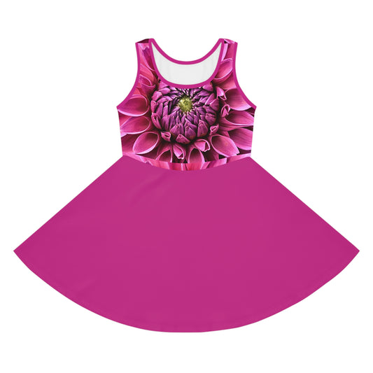 Girls' Sleeveless Sundress (AOP) (9201349263679)