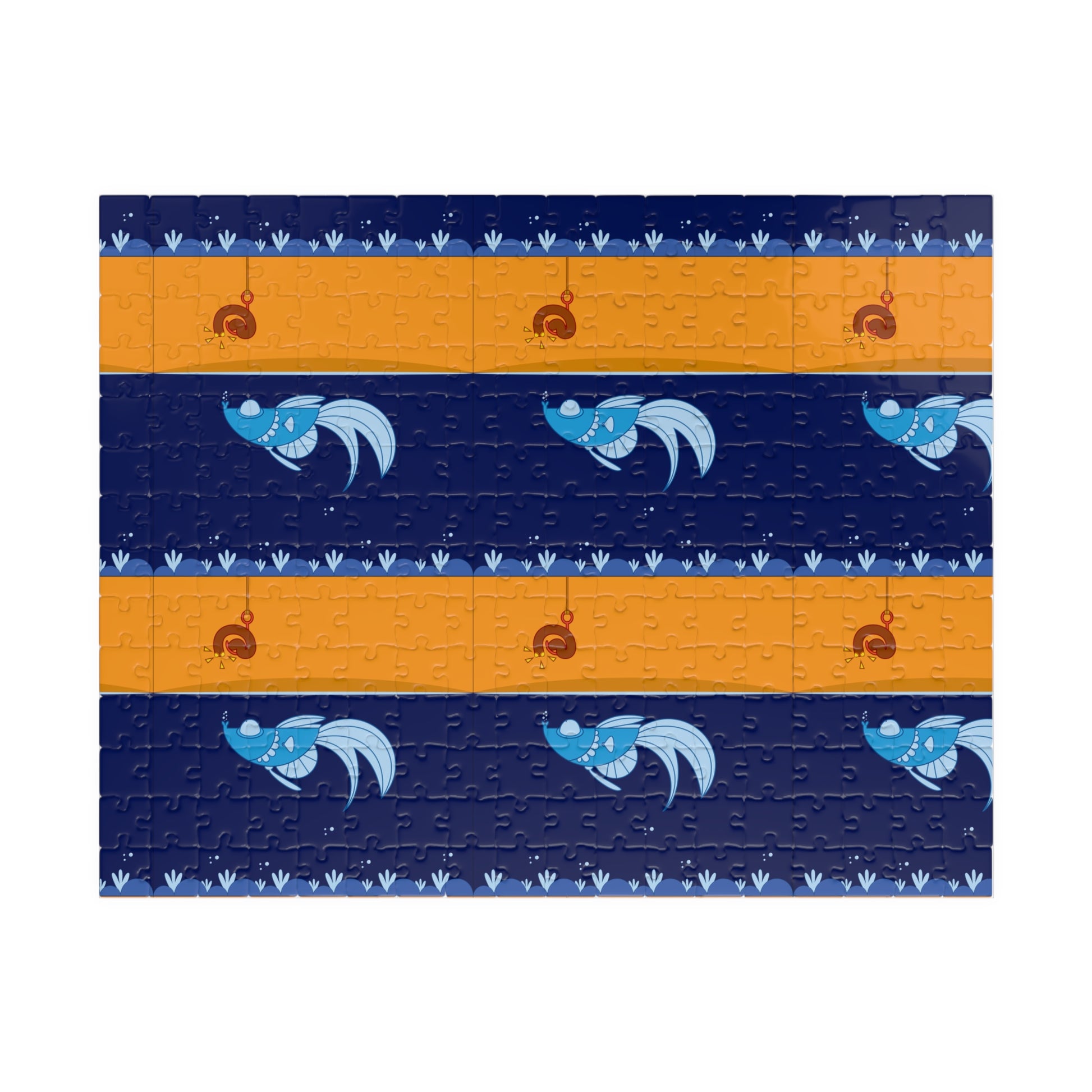 Worm on a hook     Puzzle (110, 252, 500, 1014-piece) (8542039081279)