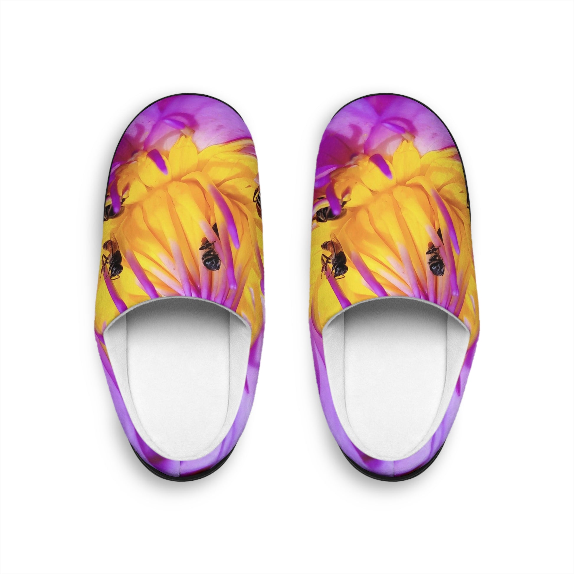 Flowers   Women's Indoor Slippers (8541977182527)