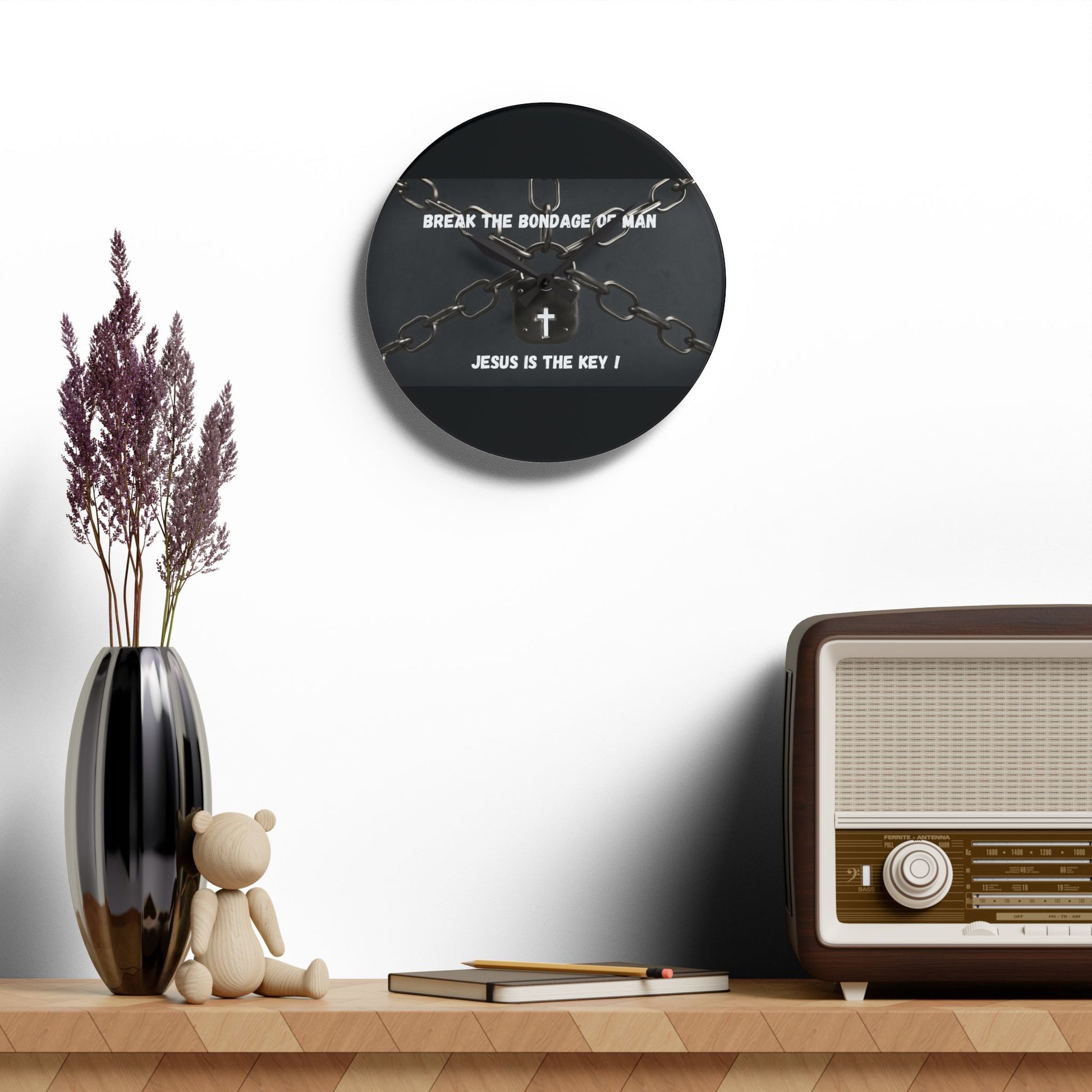 Acrylic Wall Clock (9645645857087)