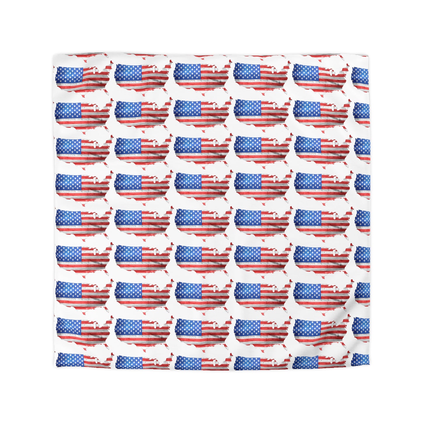 America in flag     Microfiber Duvet Cover (8542018994495)