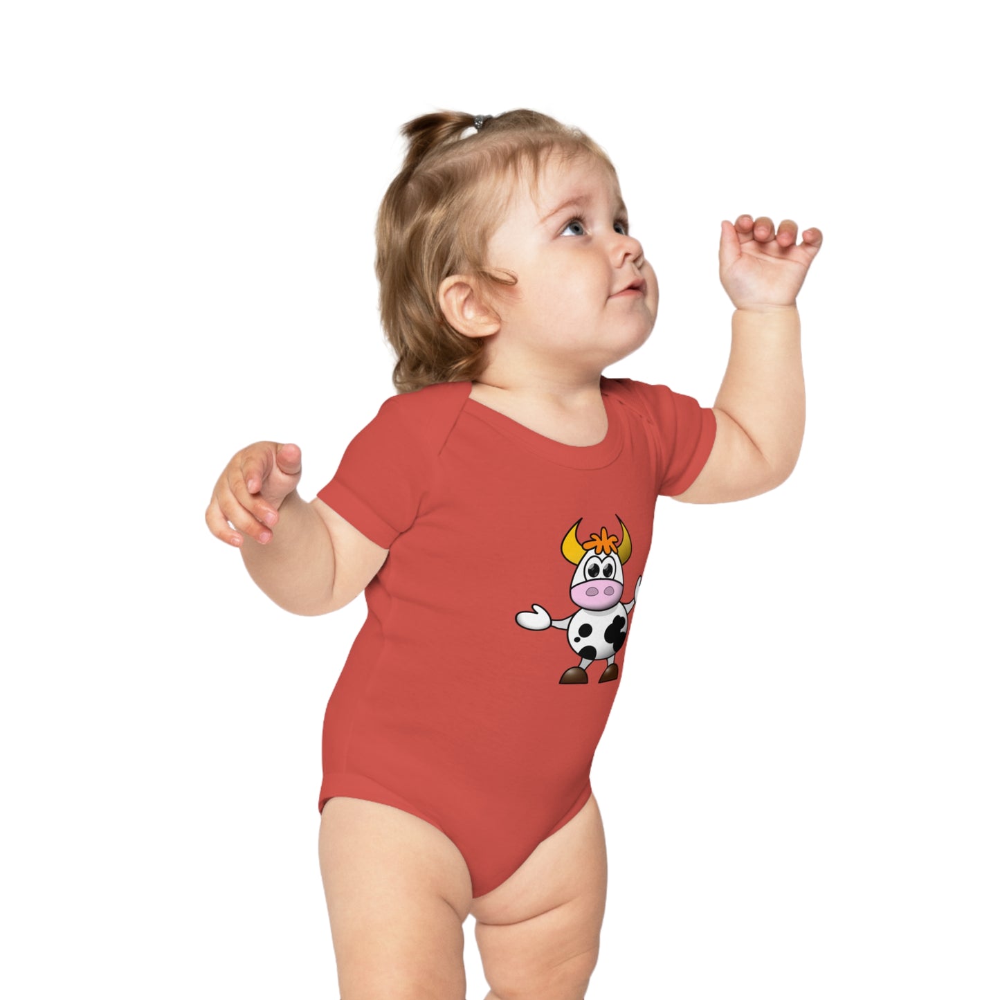 Combed Cotton Baby Bodysuit (9213357261119)