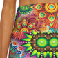 Color burst    High Waisted Yoga Shorts (8543829721407)
