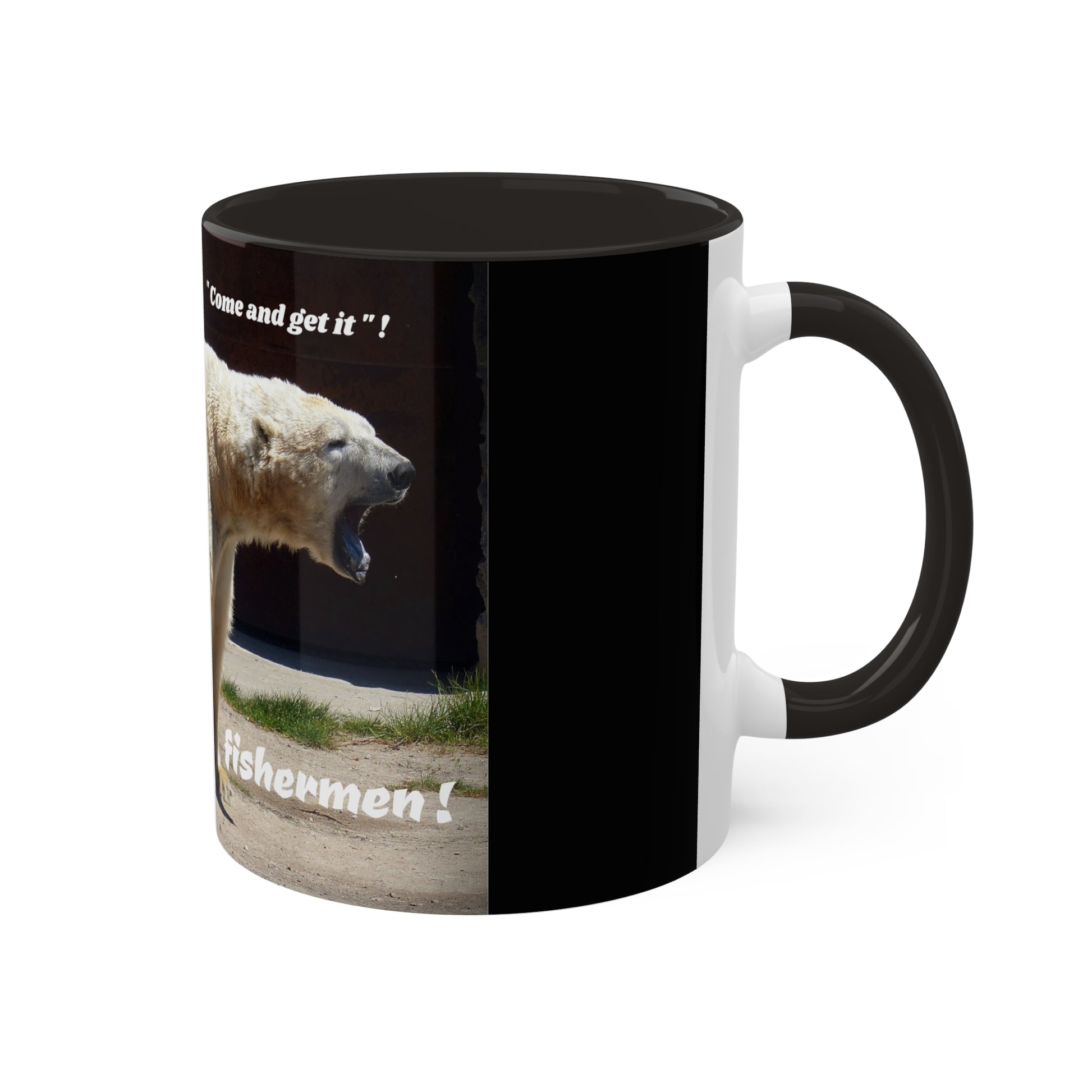 Come and get it ! fishmen Colorful Mugs, 11oz (8218070221119)