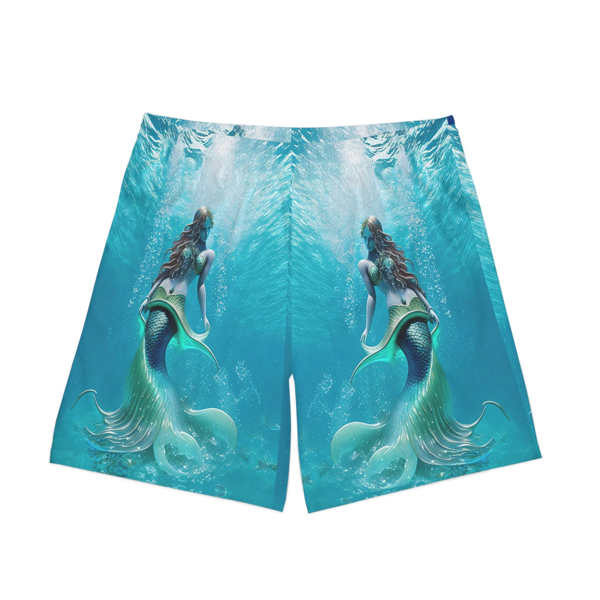 Men's Elastic Beach Shorts (AOP) (9213398122815)