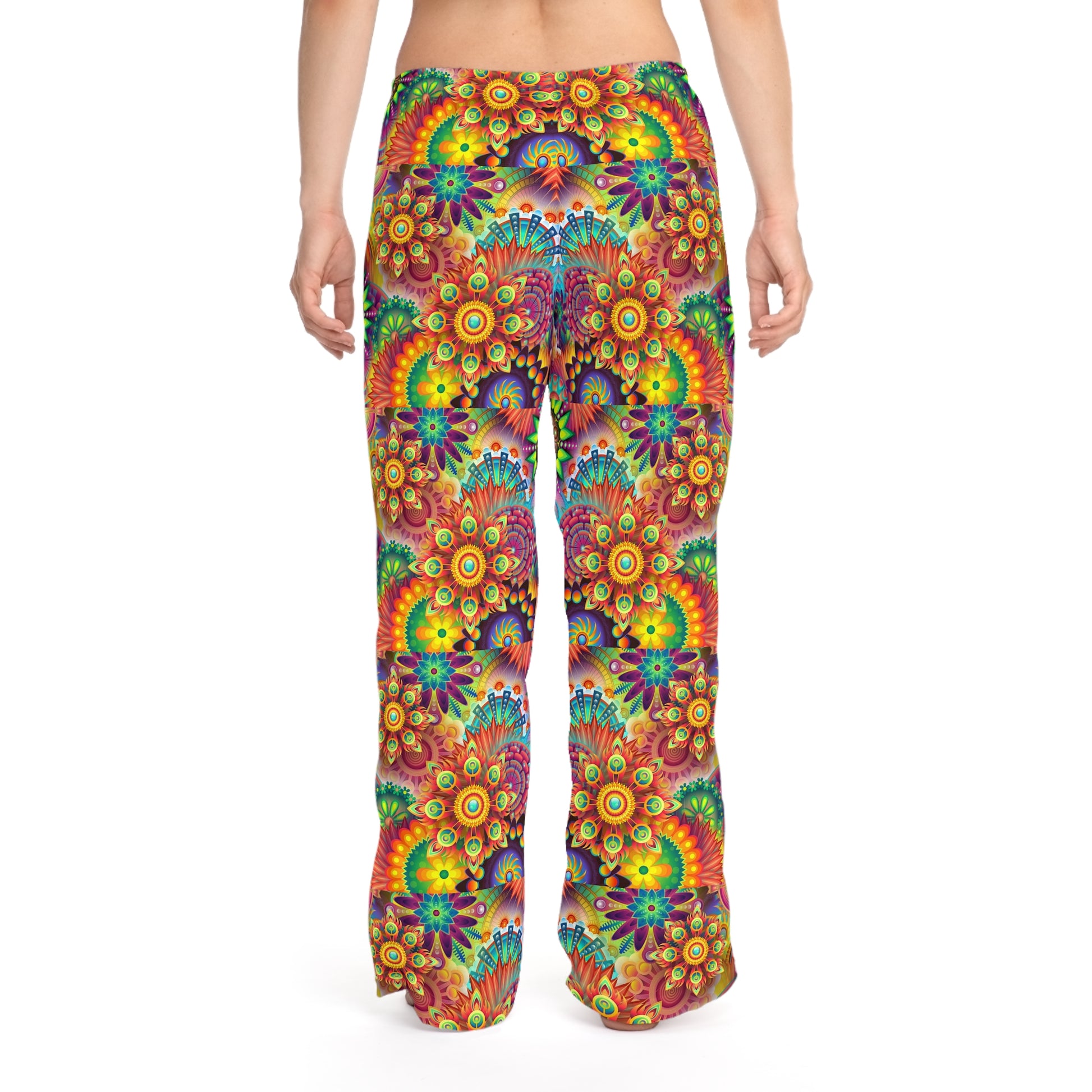 Color Burst    Women's Pajama Pants (AOP) (8543846138175)