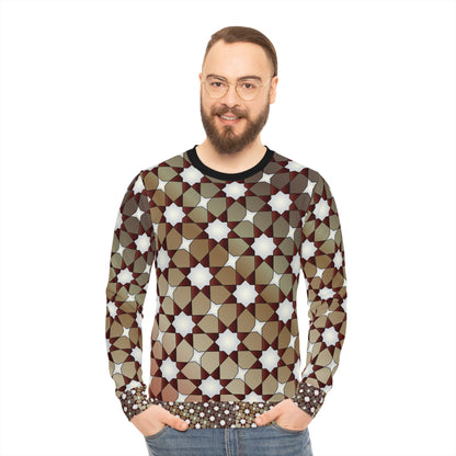 Star Burst  Lightweight Sweatshirt (AOP) (8504130240831)