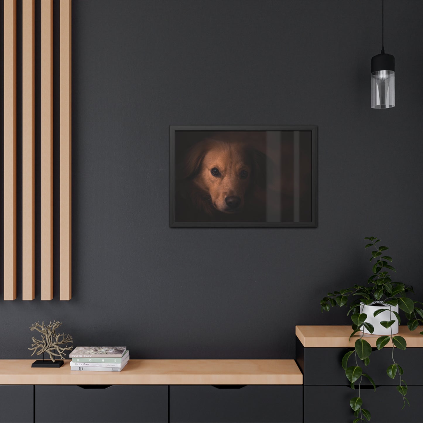 One eye dog    Framed Poster, Horizontal (8543794299199)