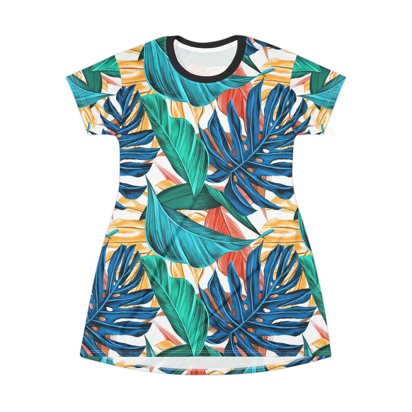 All Over Print T-Shirt Dress (9205592129855)