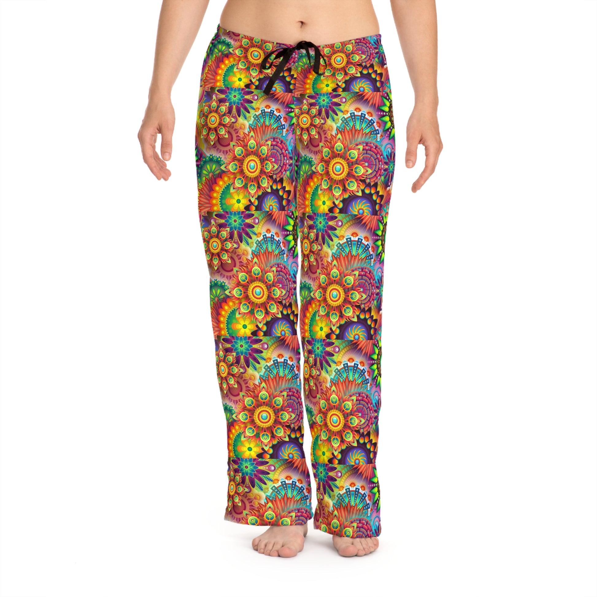 Color Burst    Women's Pajama Pants (AOP) (8543846138175)