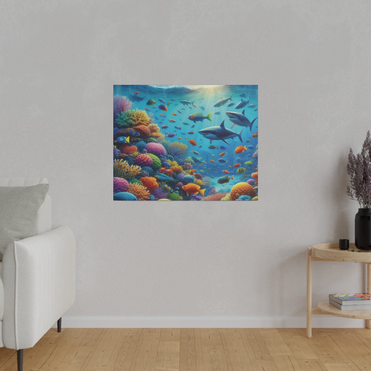 Canvas Wall Art Ocean View Matte (9726628167999)