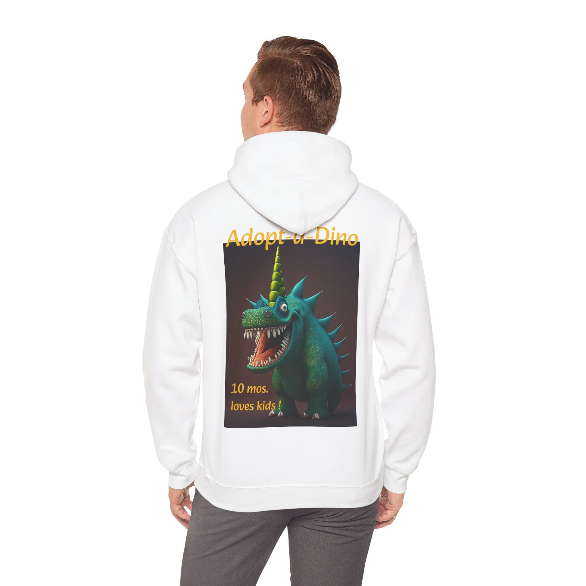 Adopt a Dino                                 Aqeaus    Unisex Heavy Blend™ Hooded Sweatshirt (9225251455295)