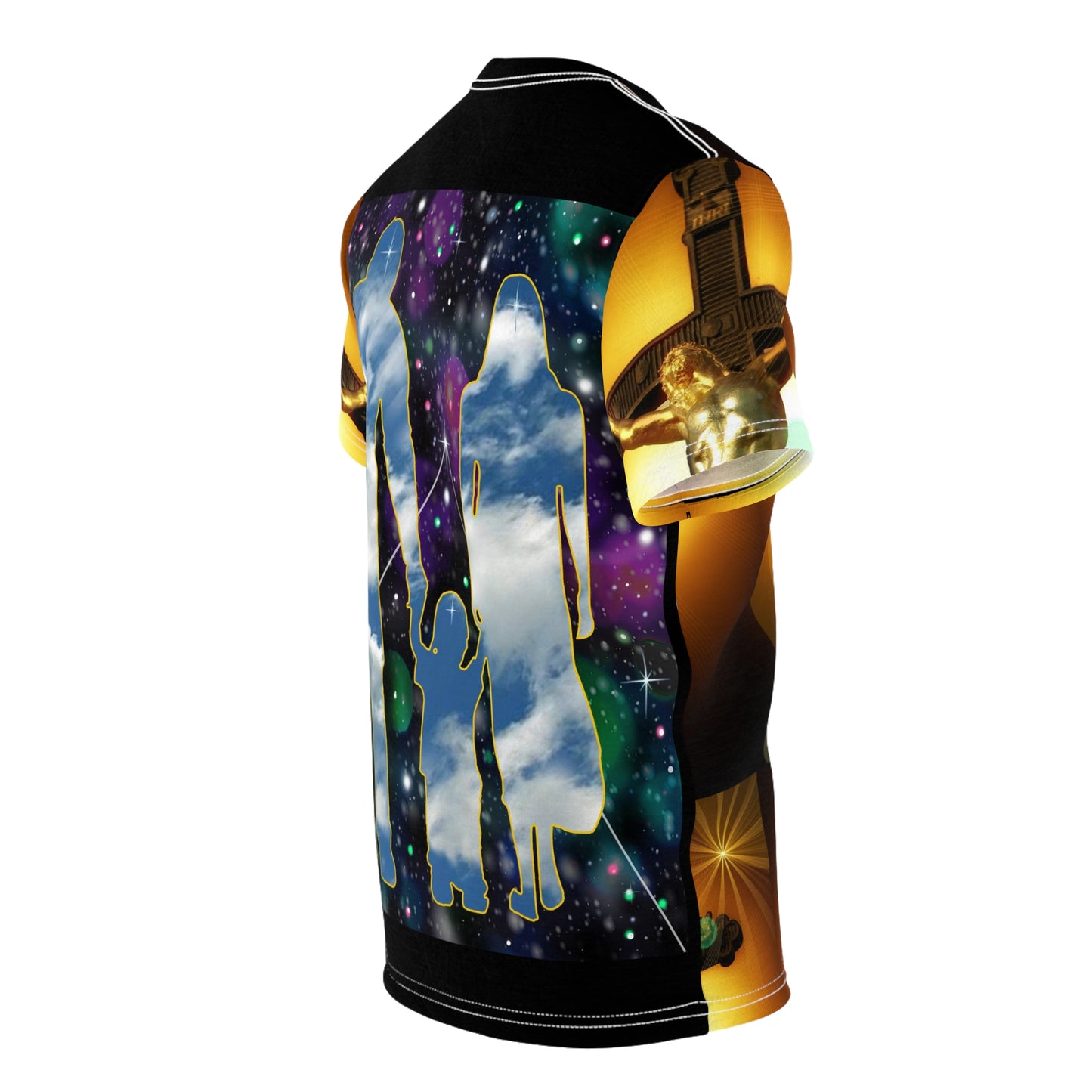 Gold Cross    Unisex AOP Cut & Sew Tee (8537717014847)