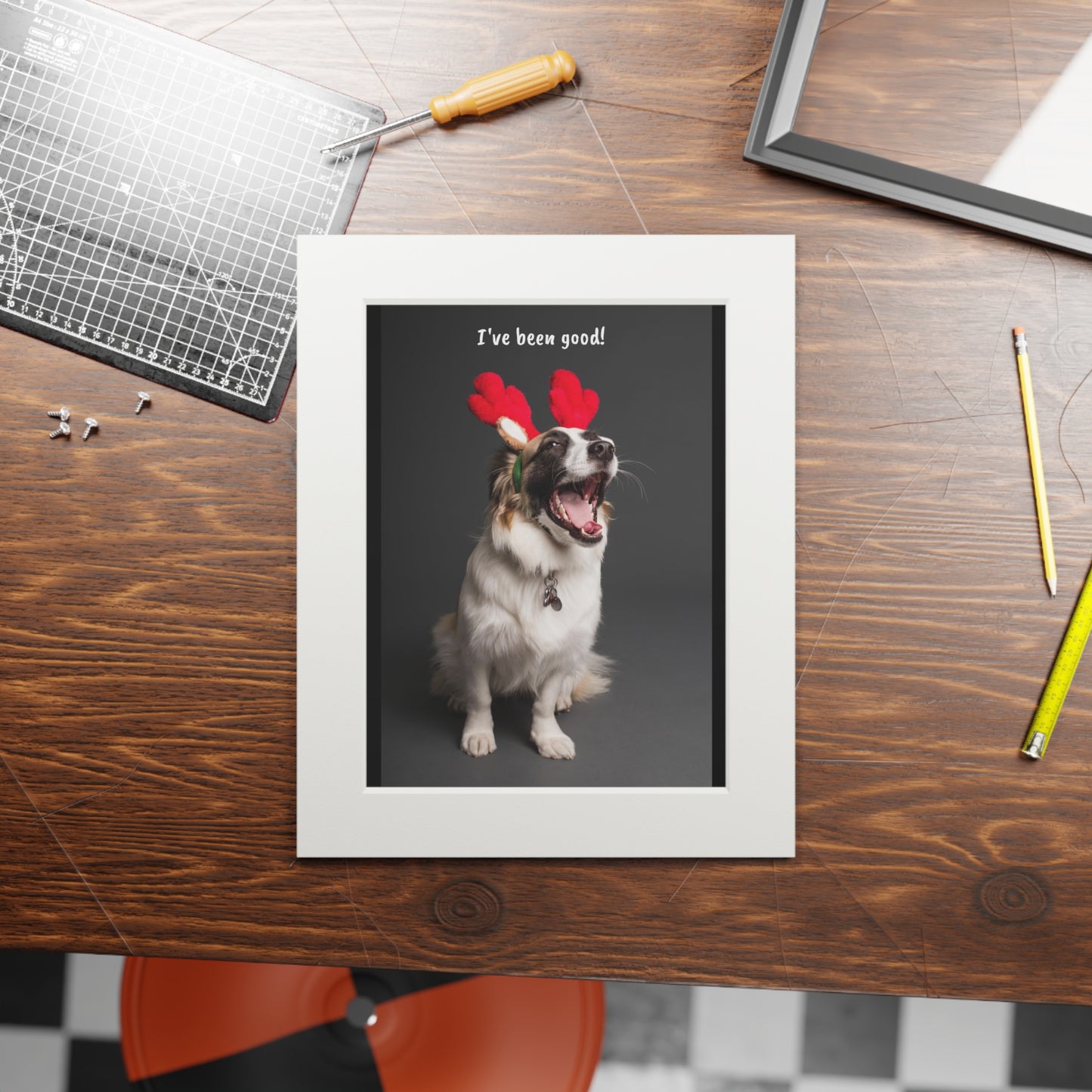 I've been good ! -Fine Art Prints (Passepartout Paper Frame) (8196398481727)