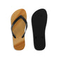 wood grain   Unisex Flip-Flops (8540460548415)