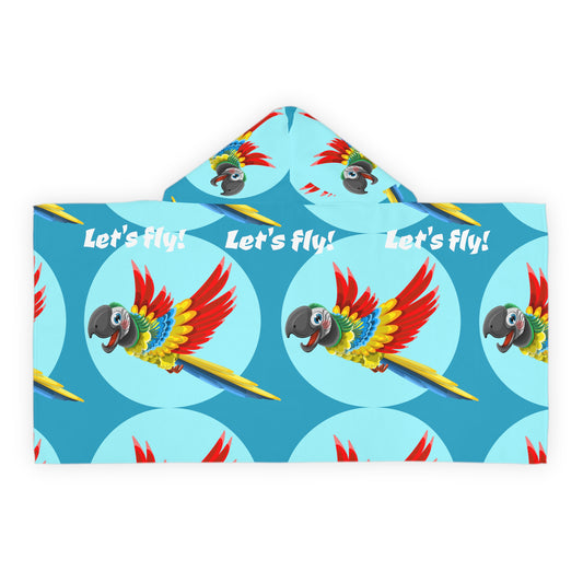 Let's fly - Youth Hooded Towel (8203857330495)