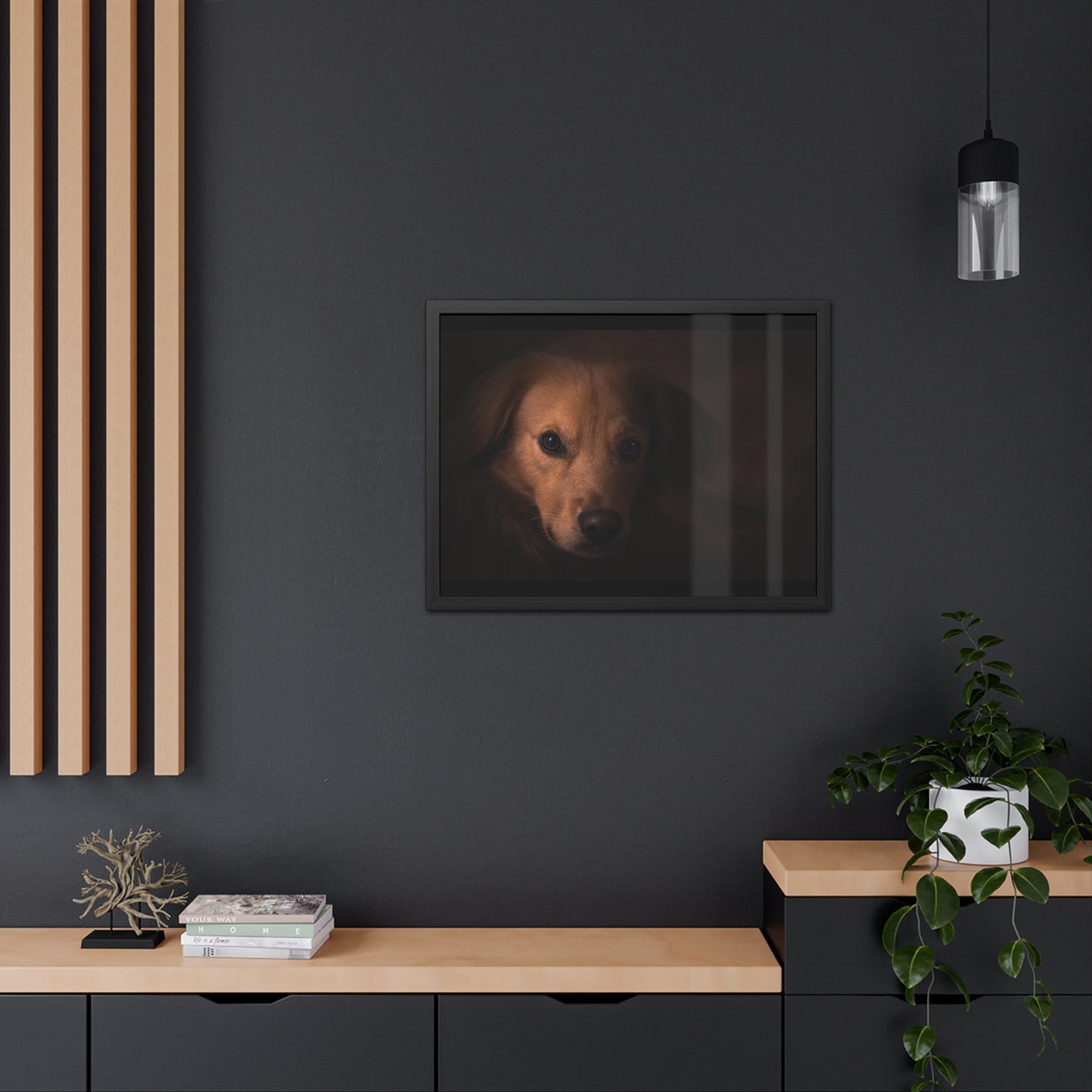 One eye dog    Framed Poster, Horizontal (8543794299199)