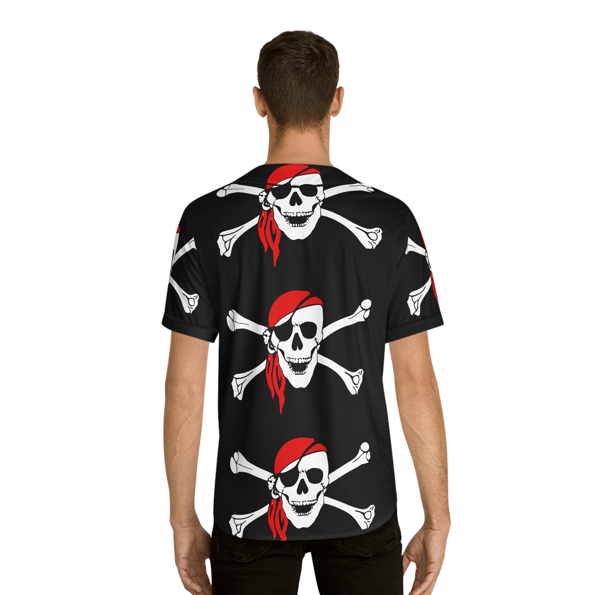 Pirate   Men's Baseball Jersey (AOP) (8540502982975)