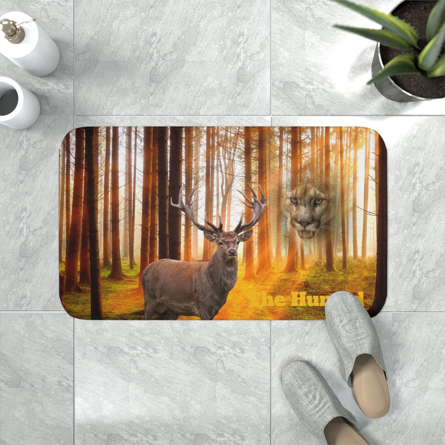 The Hunted      Memory Foam Bath Mat (8543811305791)