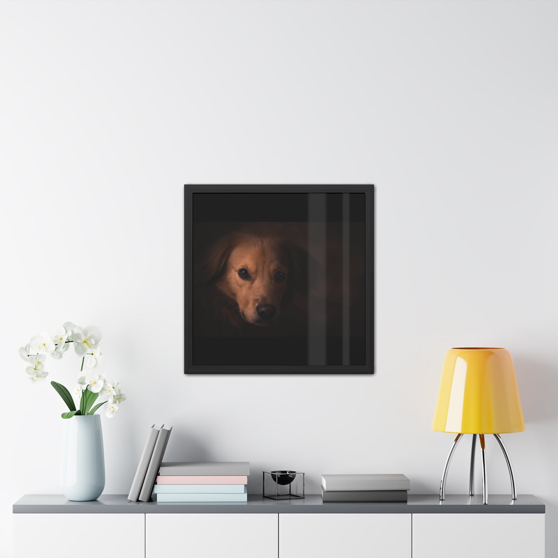 One eye dog    Framed Poster, Horizontal (8543794299199)