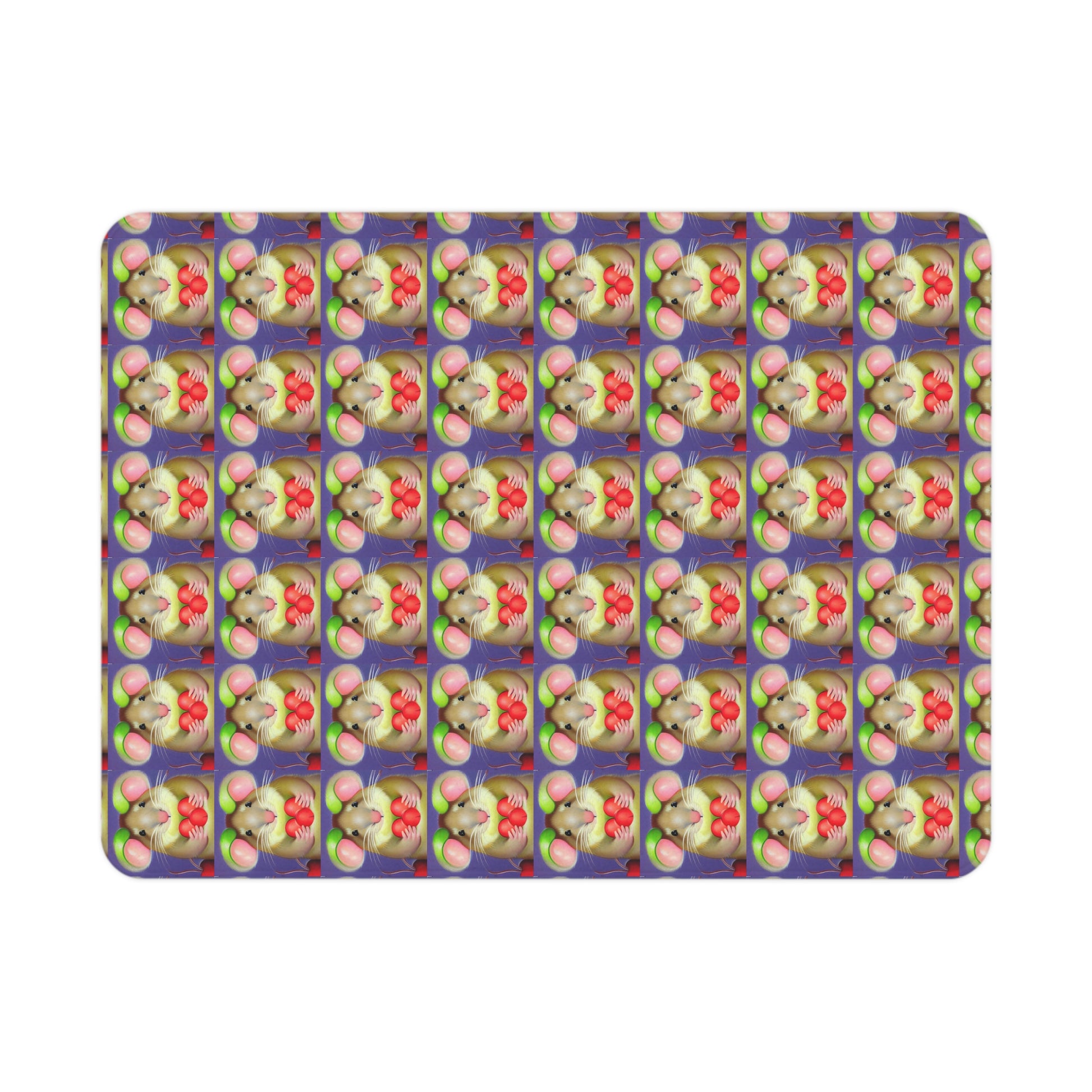 Mouse with fruit   Toddler Blanket (8543775555903)