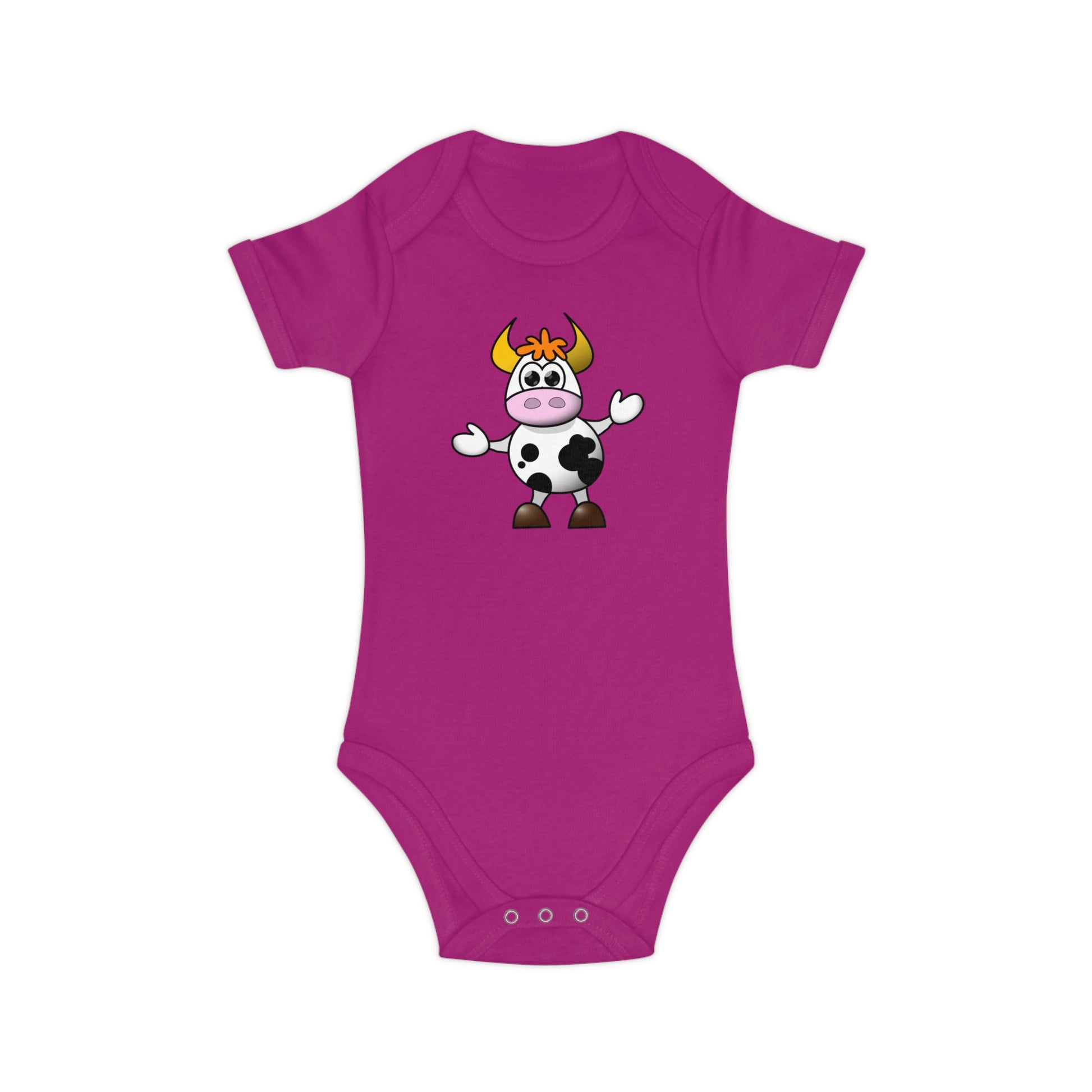 Combed Cotton Baby Bodysuit (9213357261119)