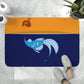 Fish and a hook     Memory Foam Bath Mat (8543738495295)
