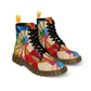 Colored pencils    Women's Canvas Boots (8539941175615)
