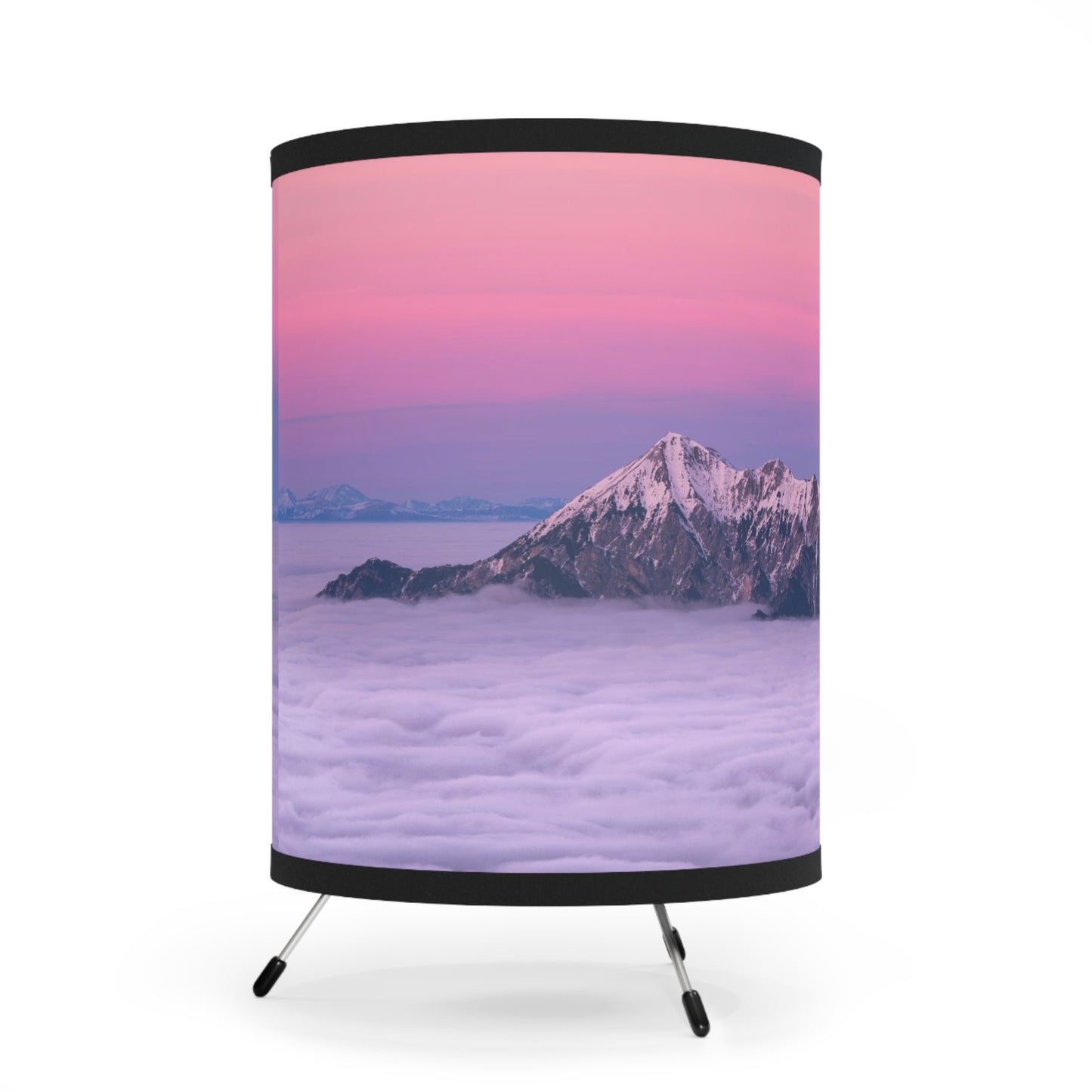 Color ice scape     Tripod Lamp with High-Res Printed Shade, US\CA plug (8543856263487)