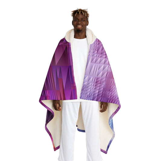 Spectrum     Hooded Sherpa Fleece Blanket (8543837847871)