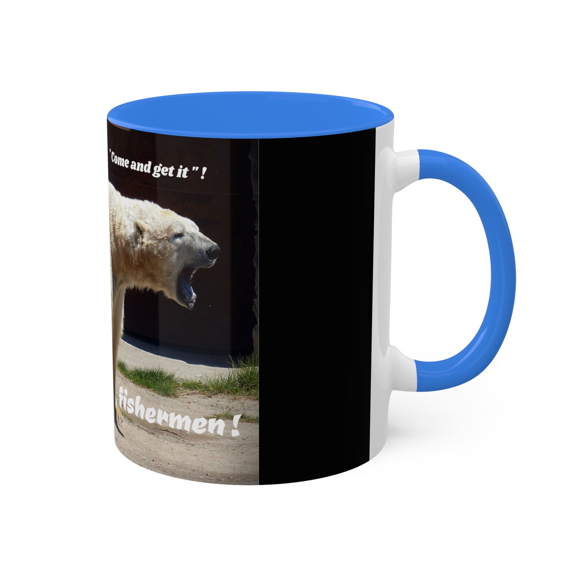 Come and get it ! fishmen Colorful Mugs, 11oz (8218070221119)