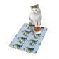 Pet Food Mat (12x18) Friends in chair (8534813835583)