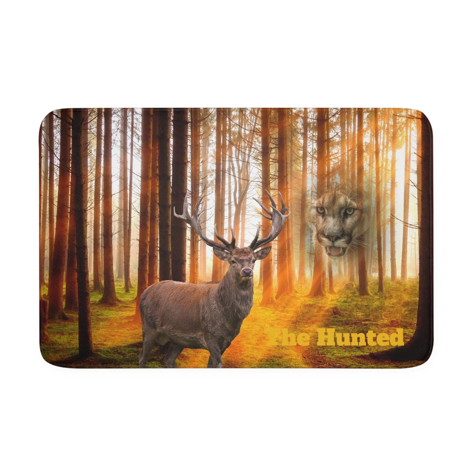 The Hunted      Memory Foam Bath Mat (8543811305791)