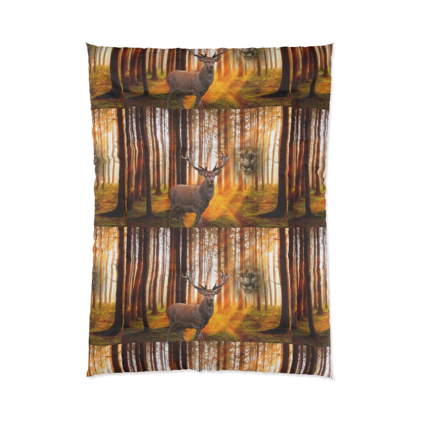Elk and Cougar   Comforter (8543832113471)