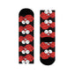 Red crab on black  crew sock   (EU) (8194511864127)