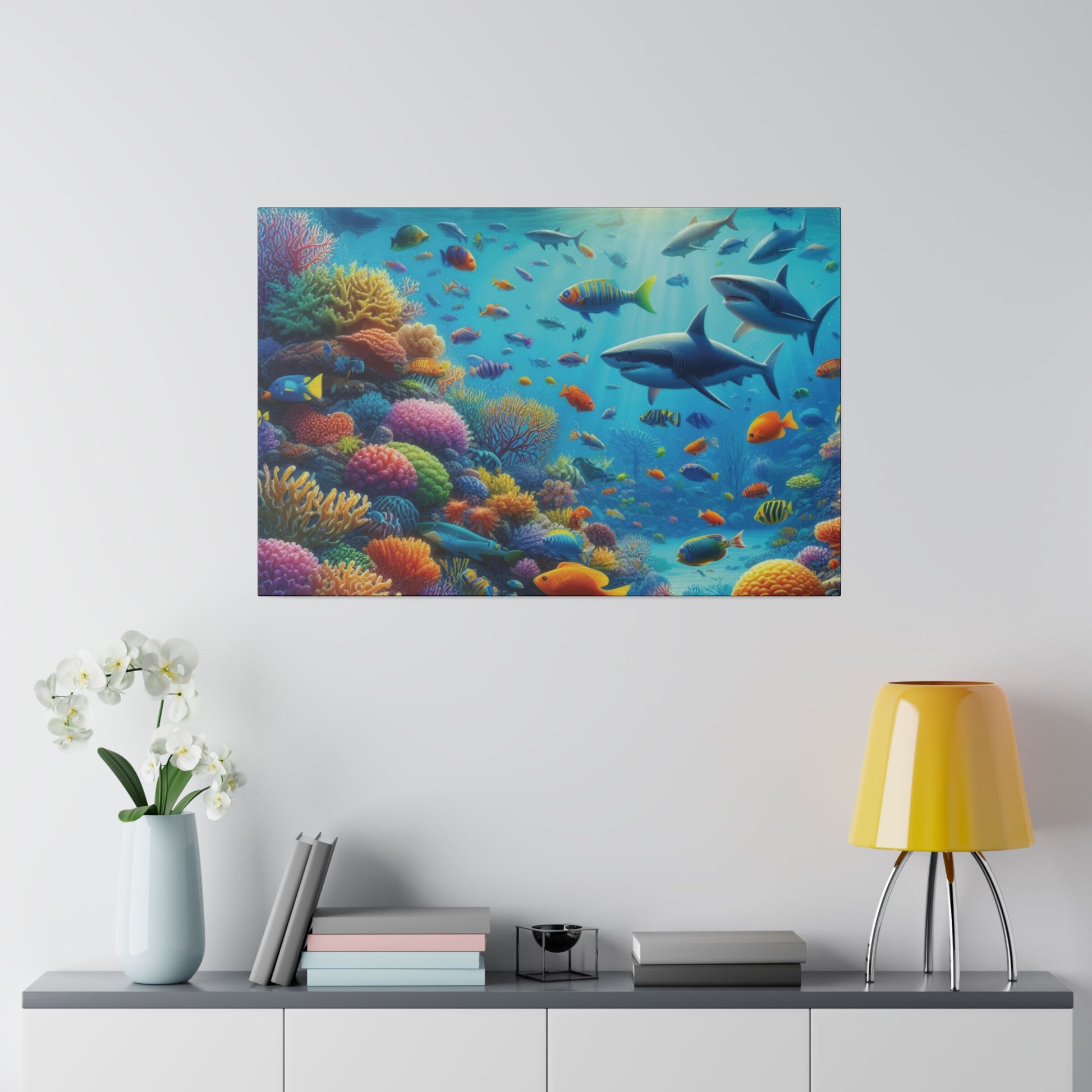 Canvas Wall Art Ocean View Matte (9726628167999)