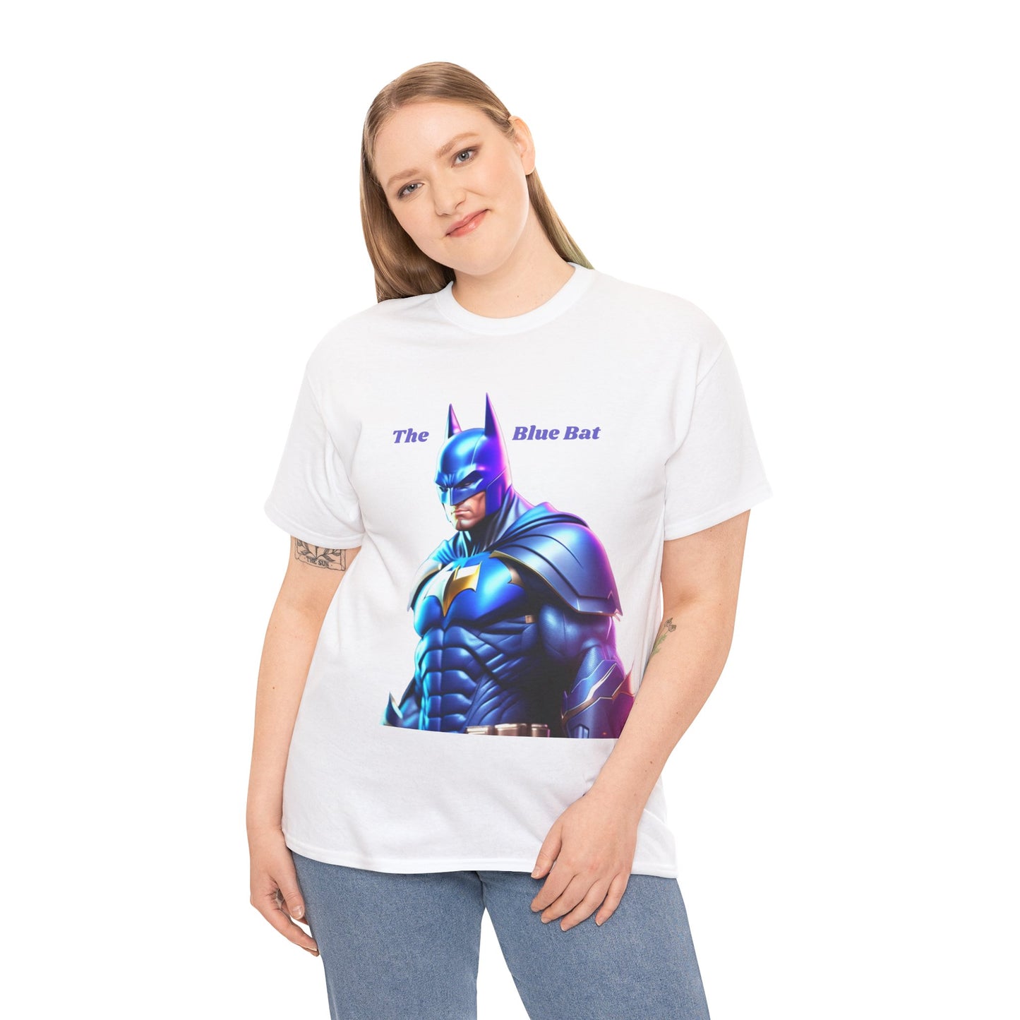 The Blue Bat   Unisex Heavy Cotton Tee (9002923589951)