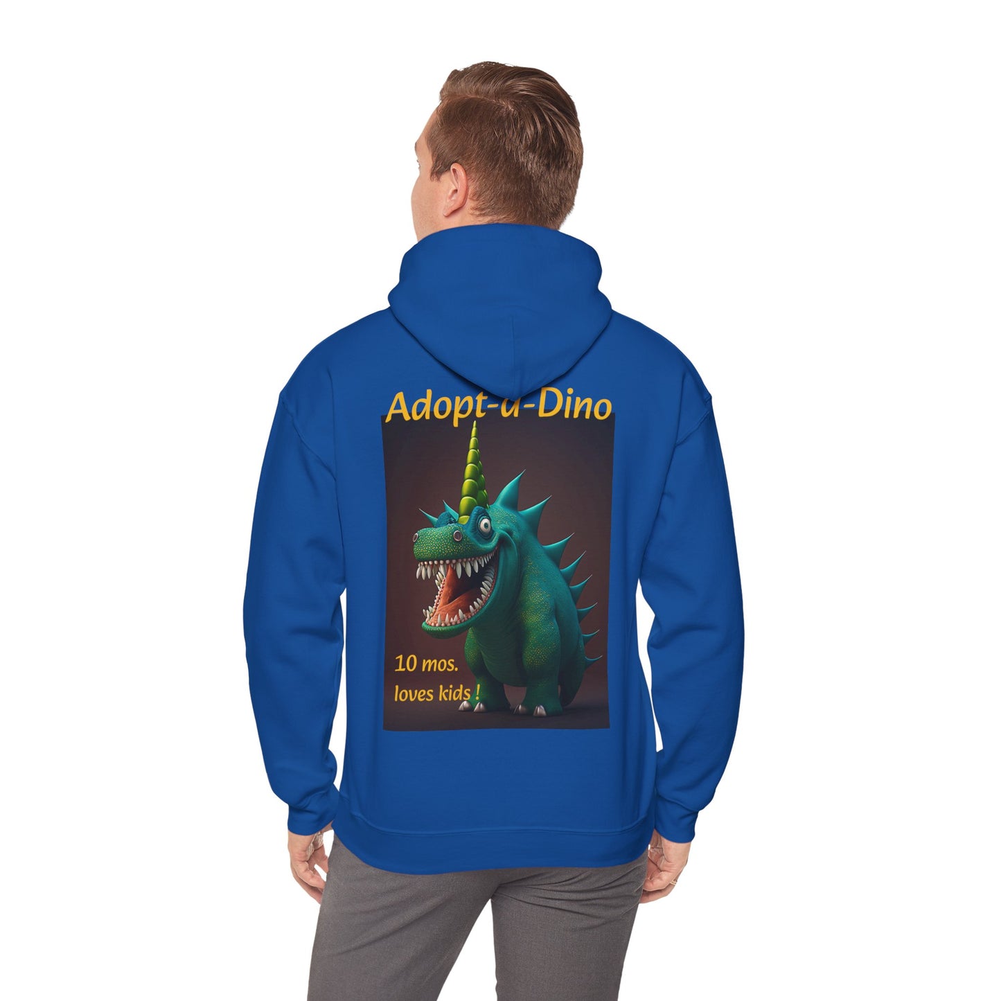 Adopt a Dino                                 Aqeaus    Unisex Heavy Blend™ Hooded Sweatshirt (9225251455295)