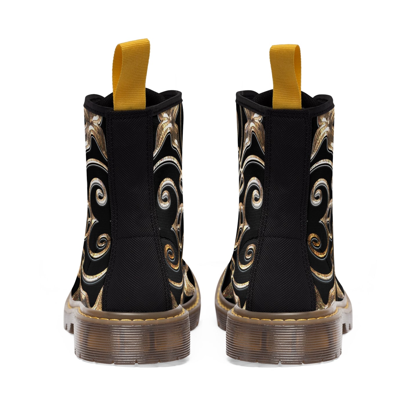 Golden Brooch  Women's Canvas Boots (8539933966655)