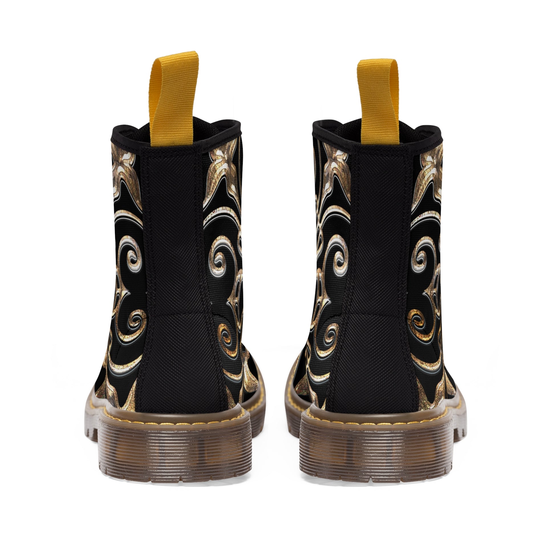 Golden Brooch  Women's Canvas Boots (8539933966655)