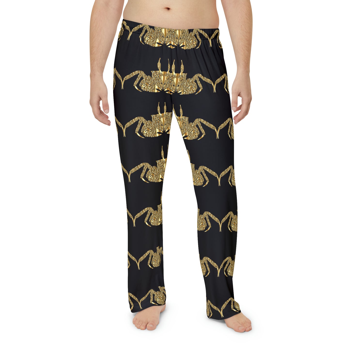 Golden crab  - Men's Pajama Pants (8196369744191)