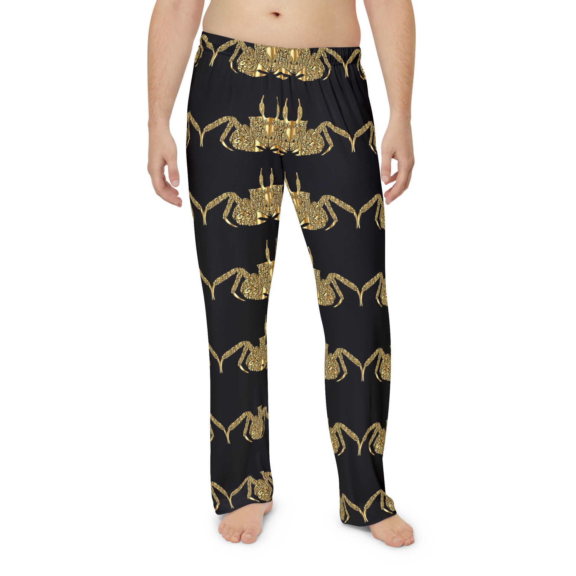 Golden crab  - Men's Pajama Pants (8196369744191)